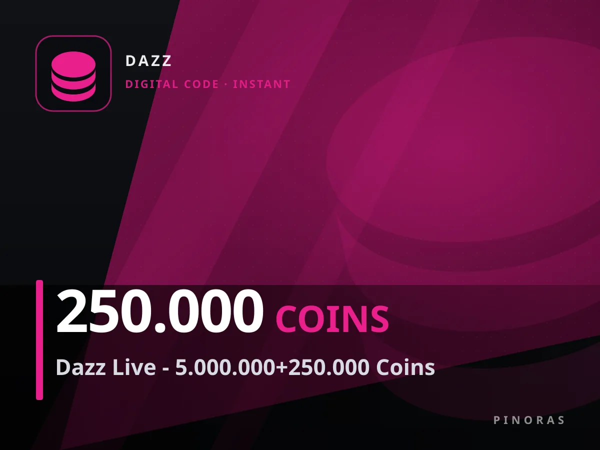 Dazz Live - 5.000.000+250.000 Coins — Pinoras