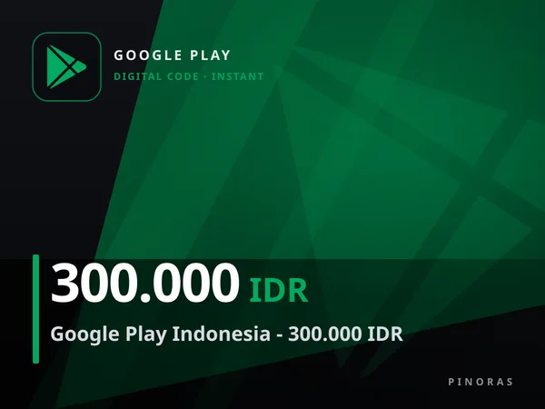 Google Play Indonesia - 300.000 IDR