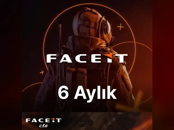 Faceit CS 2: 6 Aylık Üyelik