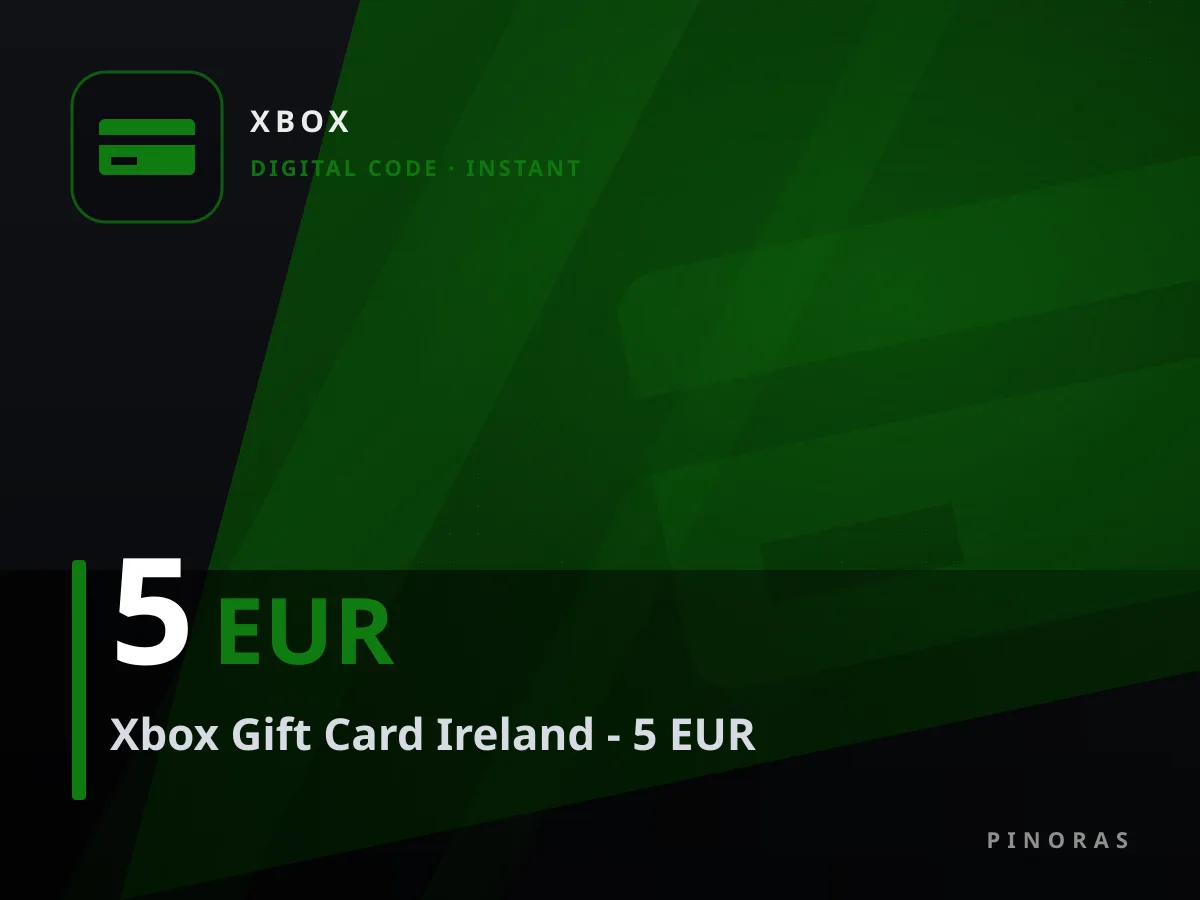 Xbox Gift Card Ireland - 5 EUR — Pinoras