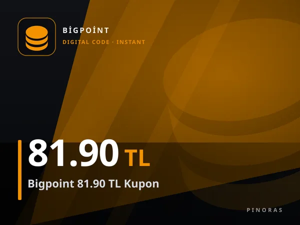 Bigpoint 81.90 TL Kupon