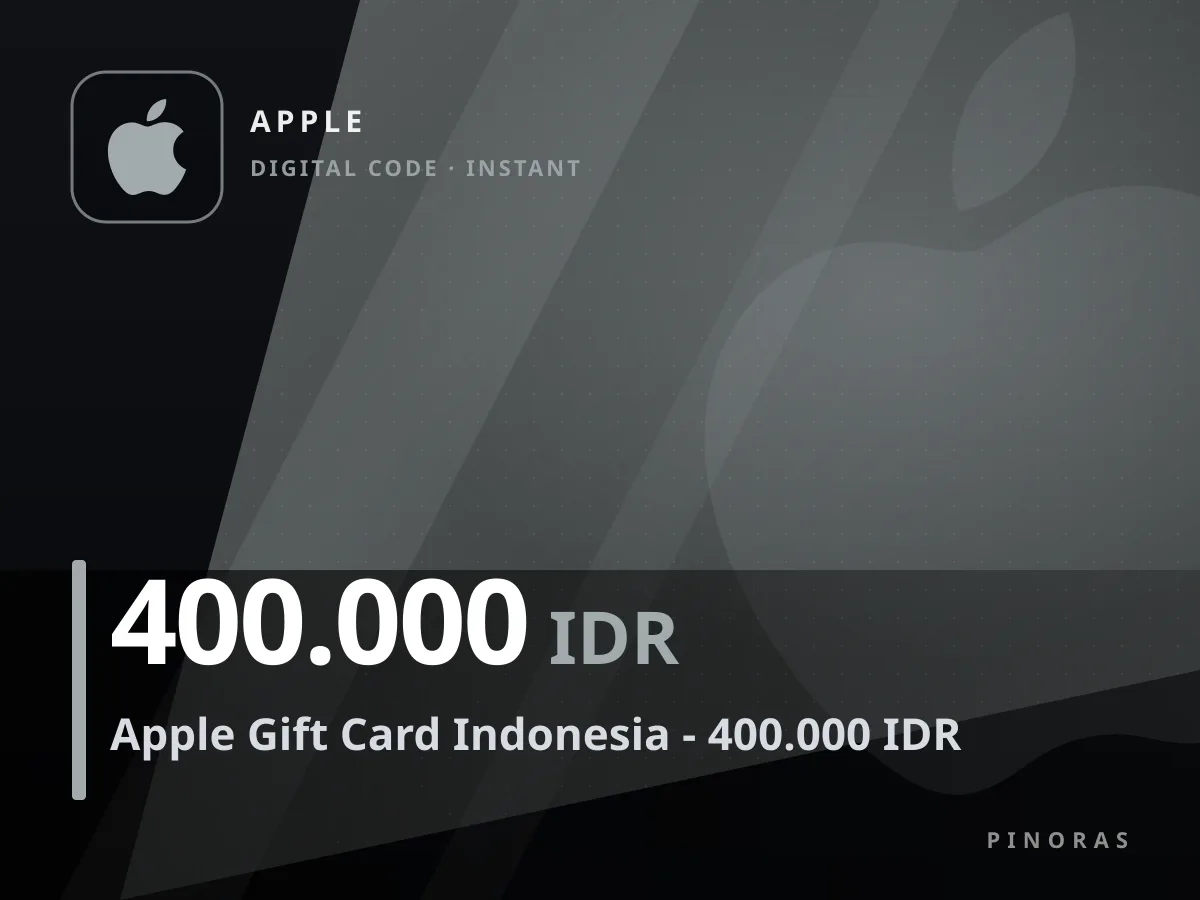 Apple Gift Card Indonesia - 400.000 IDR — Pinoras