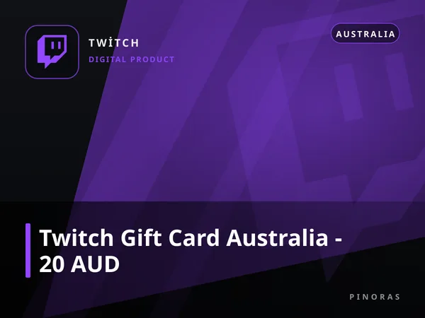 Twitch Gift Card Australia - 20 AUD