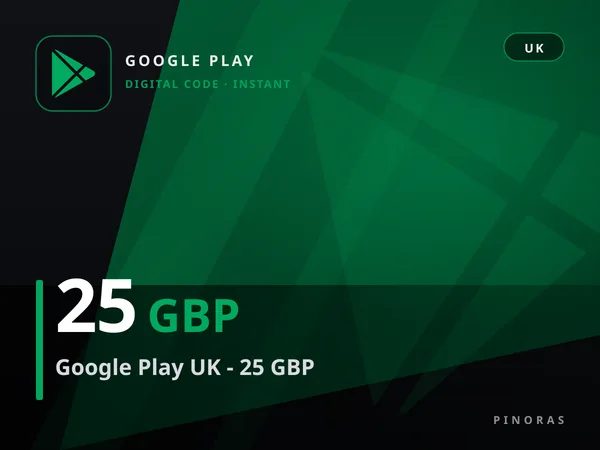 Google Play UK - 25 GBP