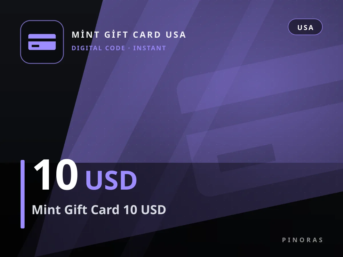 Mint Gift Card 10 USD — Pinoras
