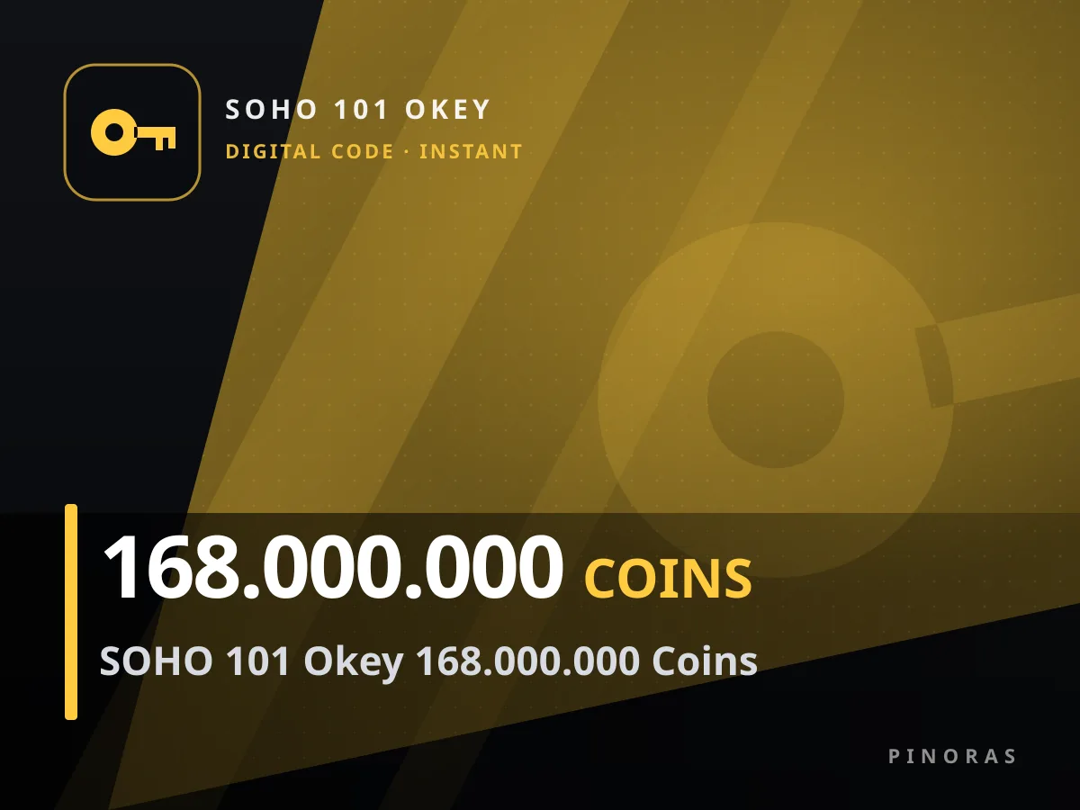SOHO 101 Okey 168.000.000 Coins — Pinoras