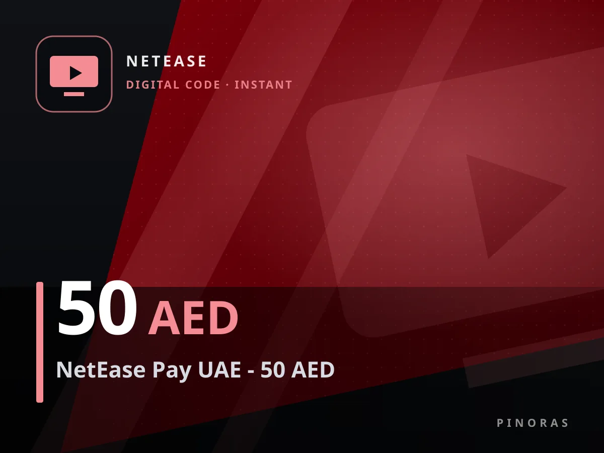 NetEase Pay UAE - 50 AED — Pinoras