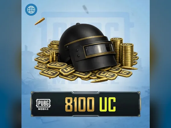PUBG Mobile Global - 8100 UC