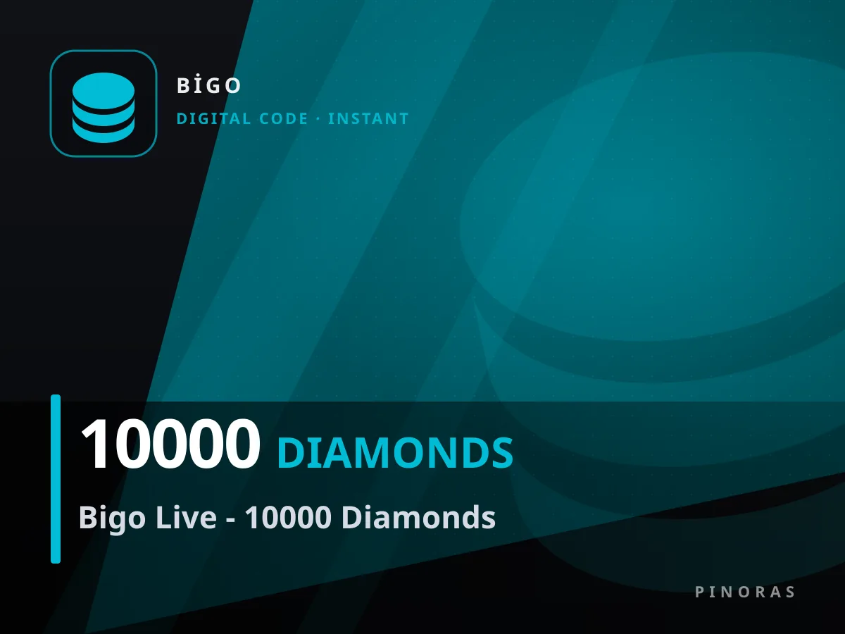 Bigo Live - 10000 Diamonds — Pinoras