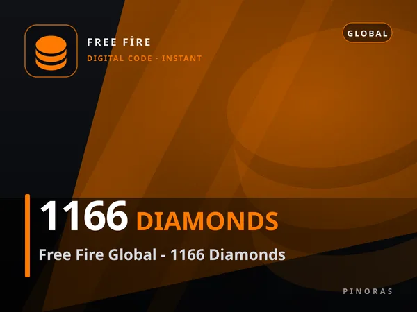 Free Fire Global - 1166 Diamonds