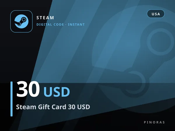 Steam Gift Card 30 USD