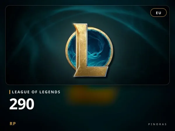 League of Legends 2.50 EUR - 290 RP
