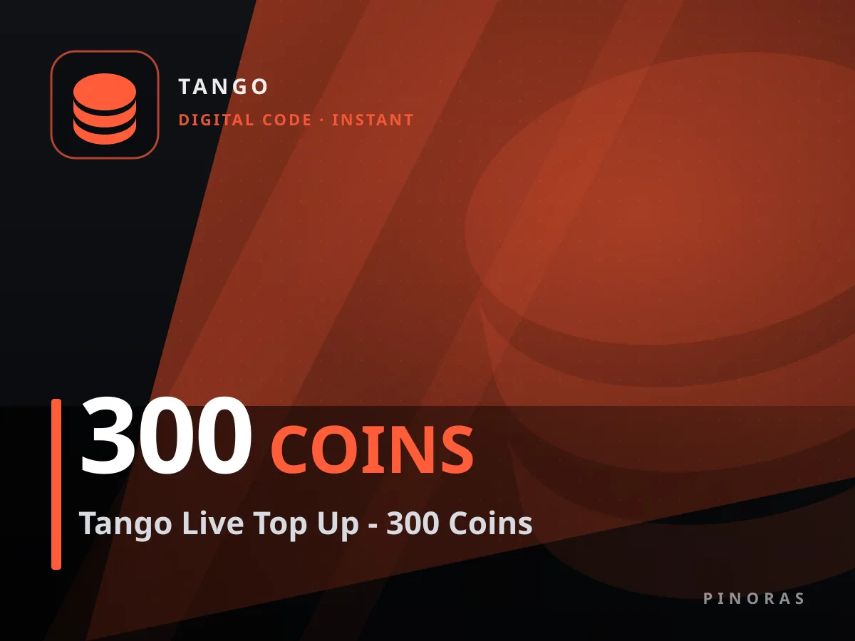 Tango Live Top Up - 300 Coins — Pinoras
