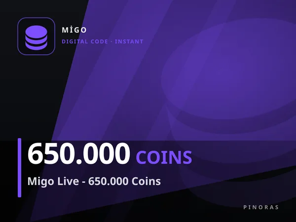 Migo Live - 650.000 Coins