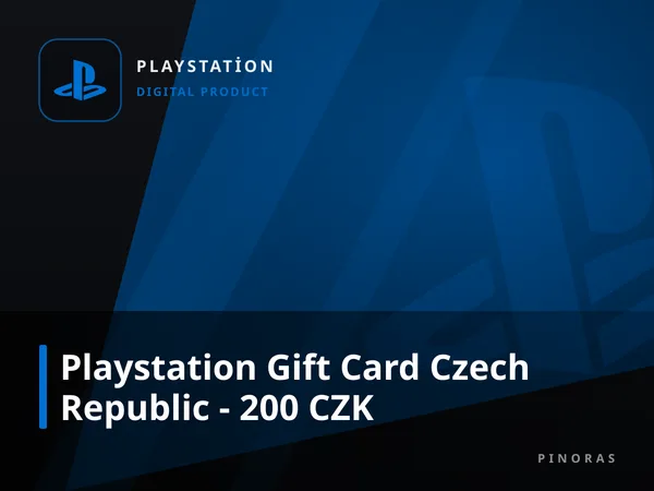 Playstation Gift Card Czech Republic - 200 CZK