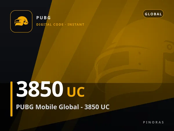 PUBG Mobile Global - 3850 UC