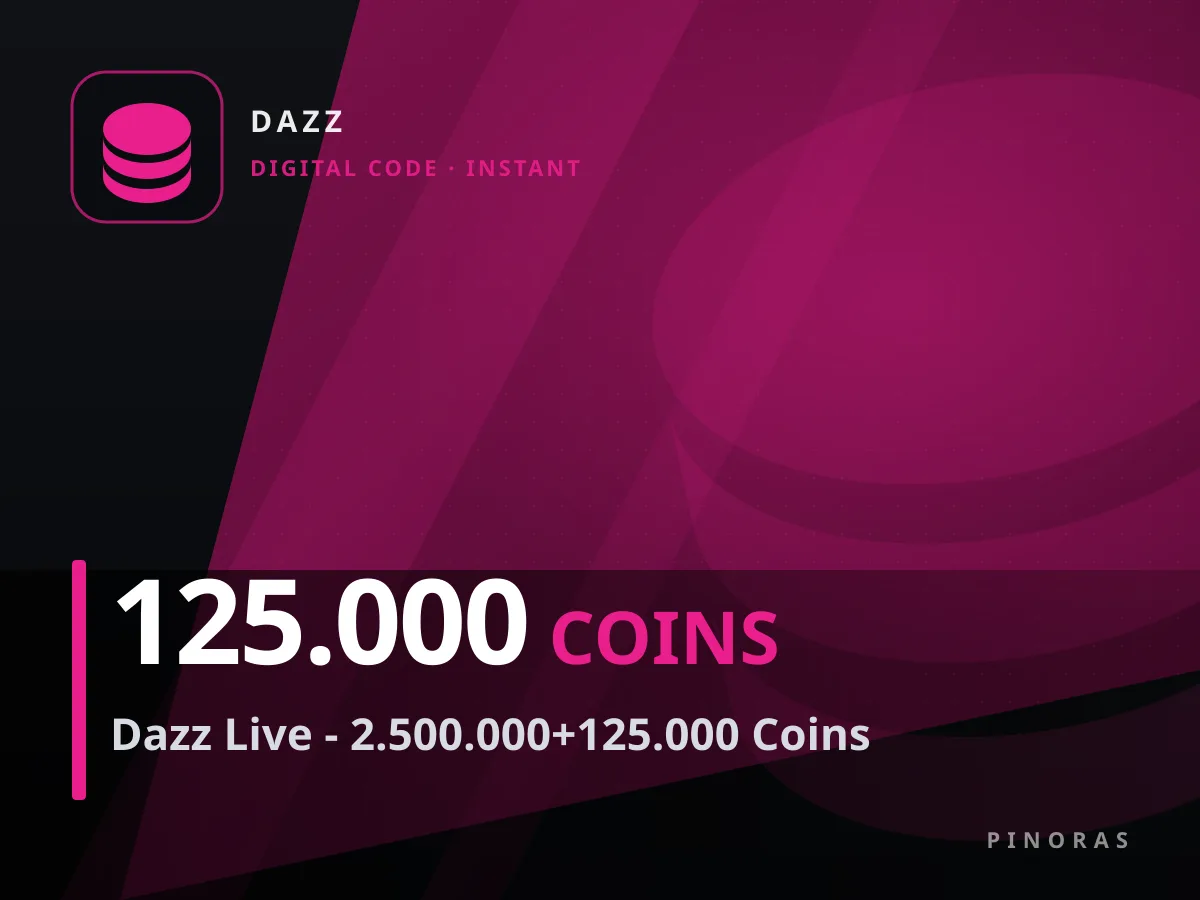 Dazz Live - 2.500.000+125.000 Coins — Pinoras