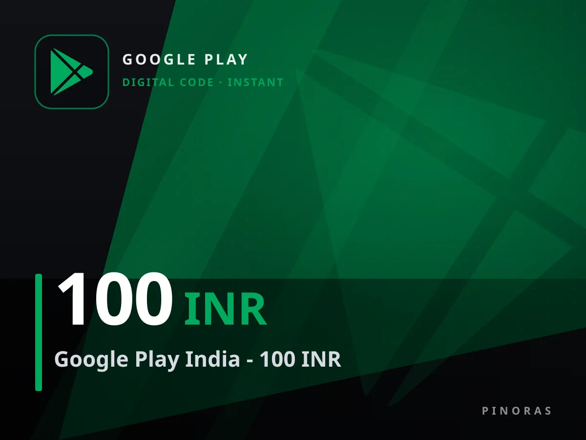 Google Play India - 100 INR — Pinoras