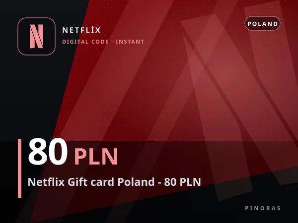 Netflix Gift card Poland - 80 PLN