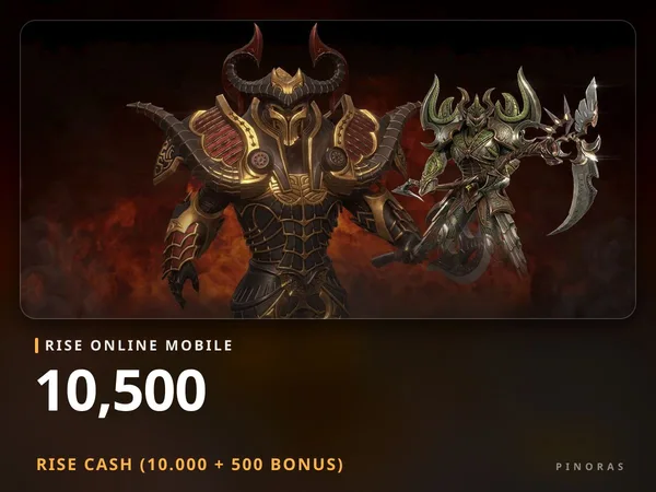 Rise Online Mobile 10500 Rise Cash (10.000 + 500 Bonus)