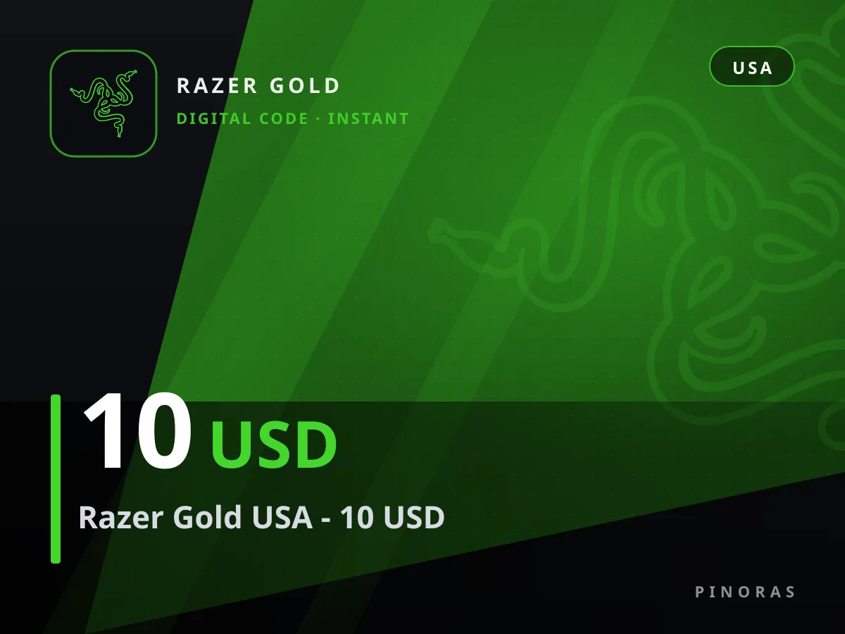 Razer Gold USA - 10 USD — Pinoras