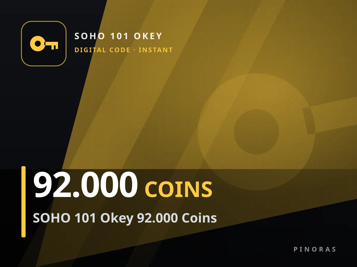 SOHO 101 Okey 92.000 Coins — Pinoras