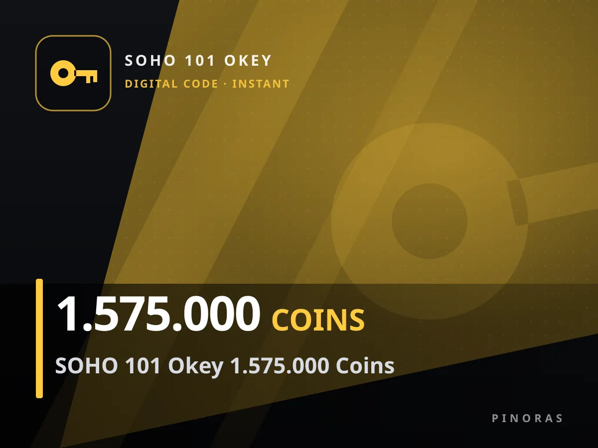 SOHO 101 Okey 1.575.000 Coins — Pinoras