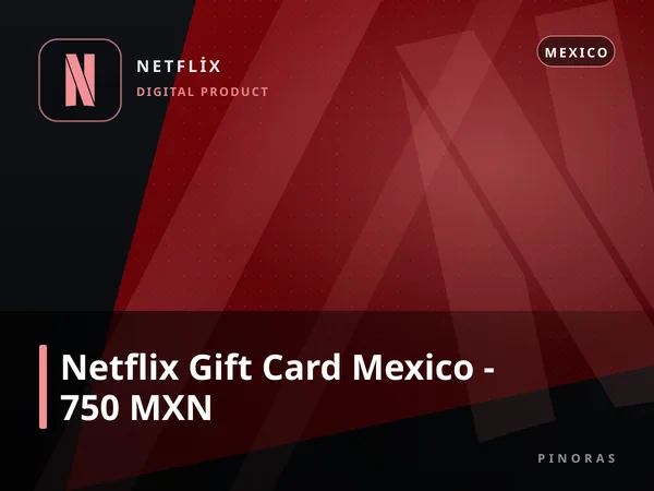 Netflix Gift Card Mexico - 750 MXN