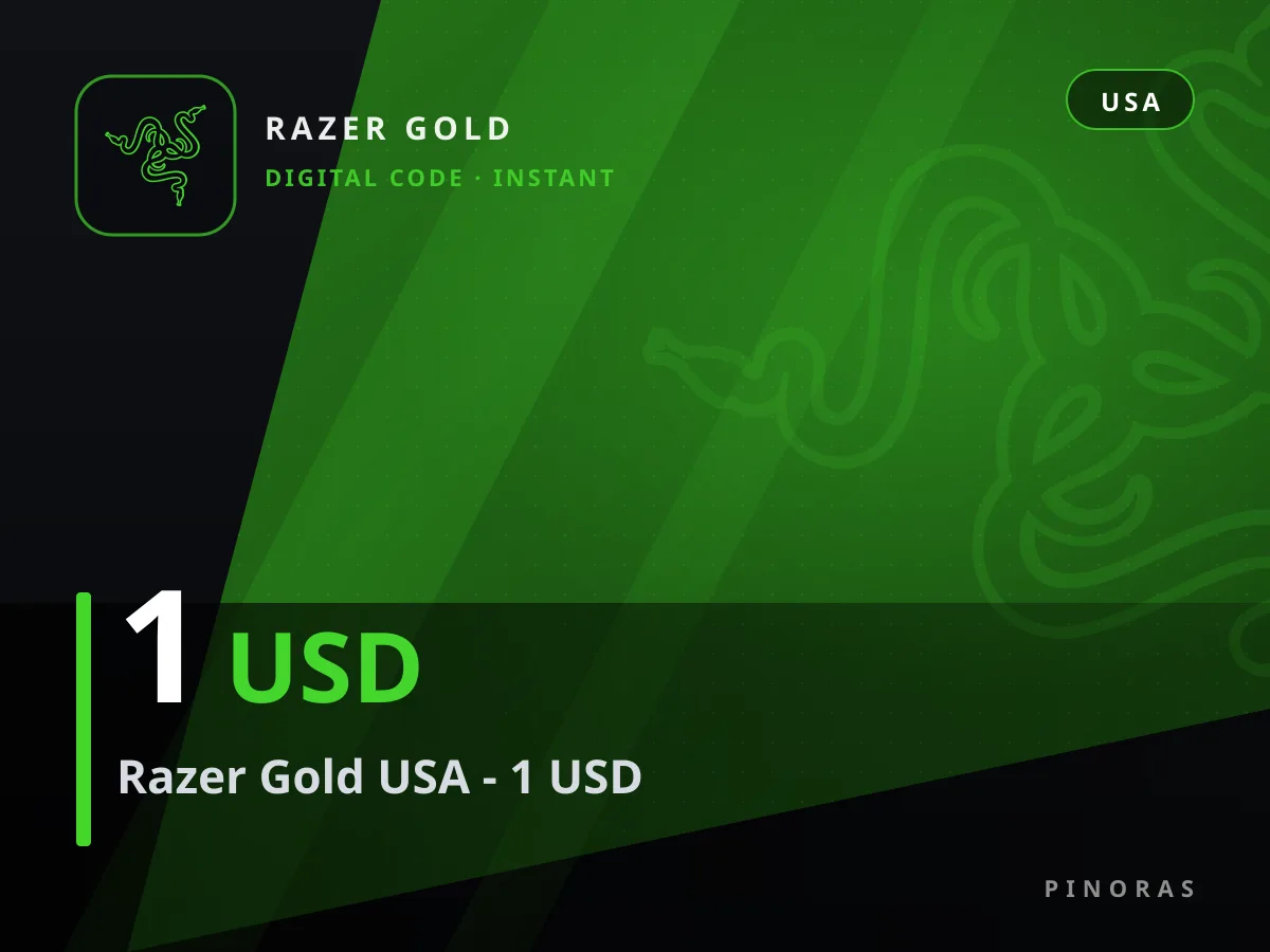Razer Gold USA - 1 USD — Pinoras
