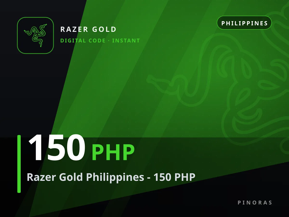 Razer Gold Philippines - 150 PHP — Pinoras