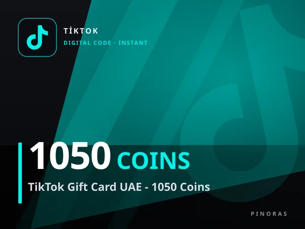 TikTok Gift Card UAE - 1050 Coins