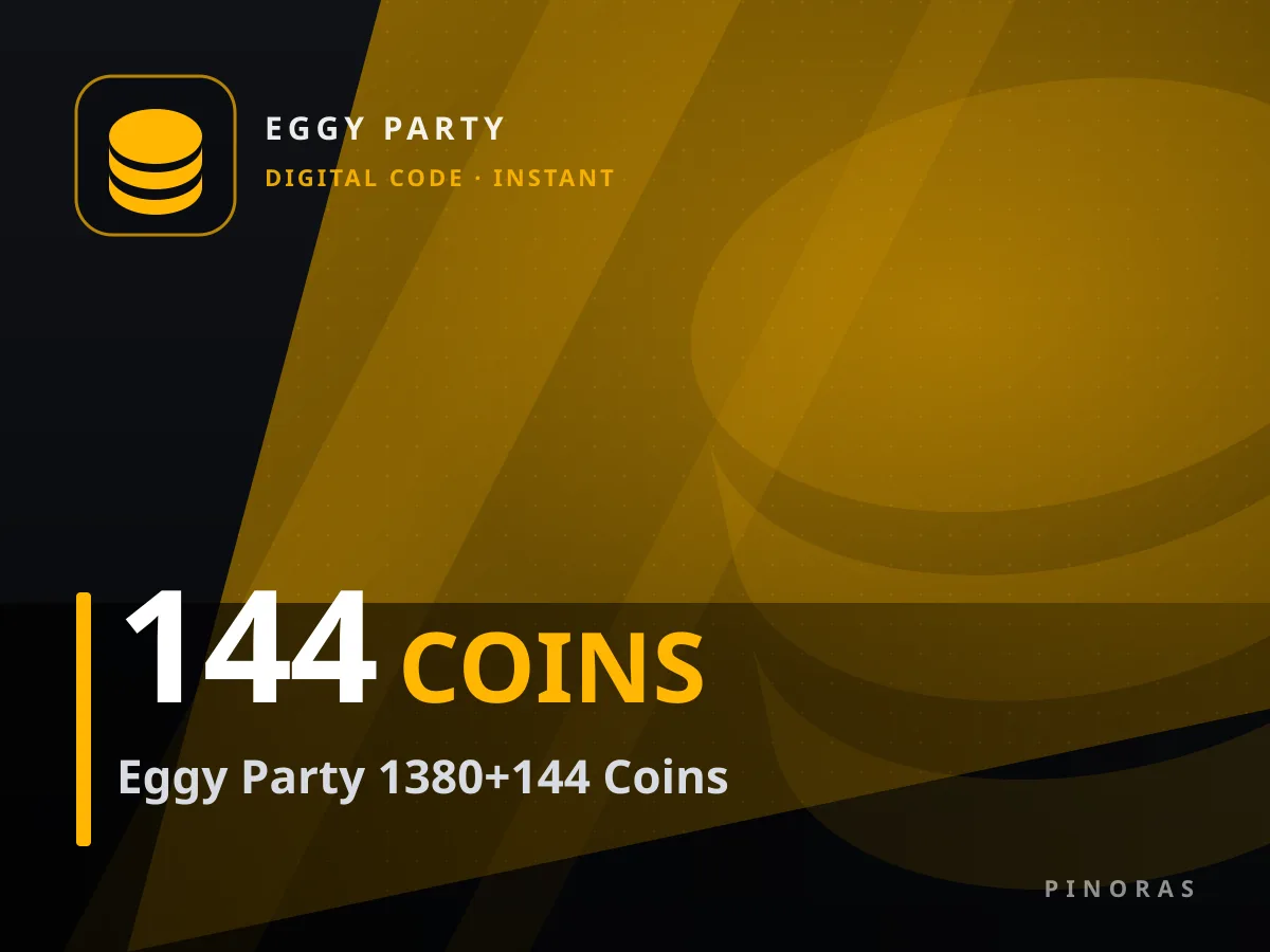 Eggy Party 1380+144 Coins — Pinoras