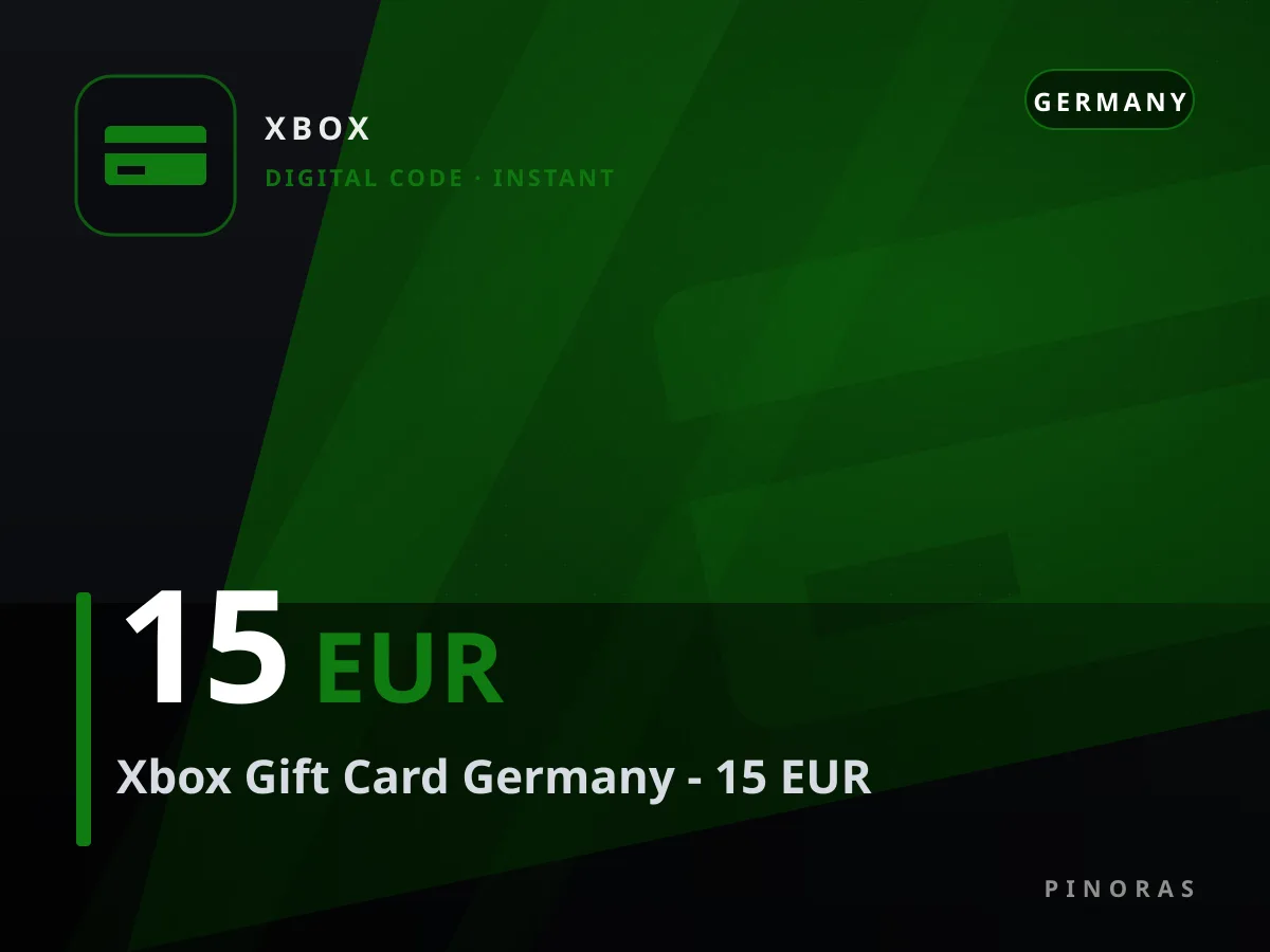 Xbox Gift Card Germany - 15 EUR — Pinoras