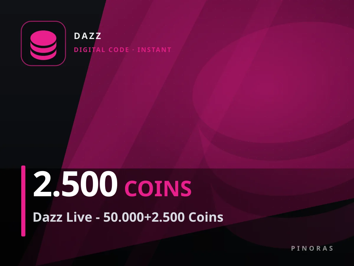 Dazz Live - 50.000+2.500 Coins — Pinoras