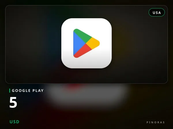 Google Play USA - 5 USD
