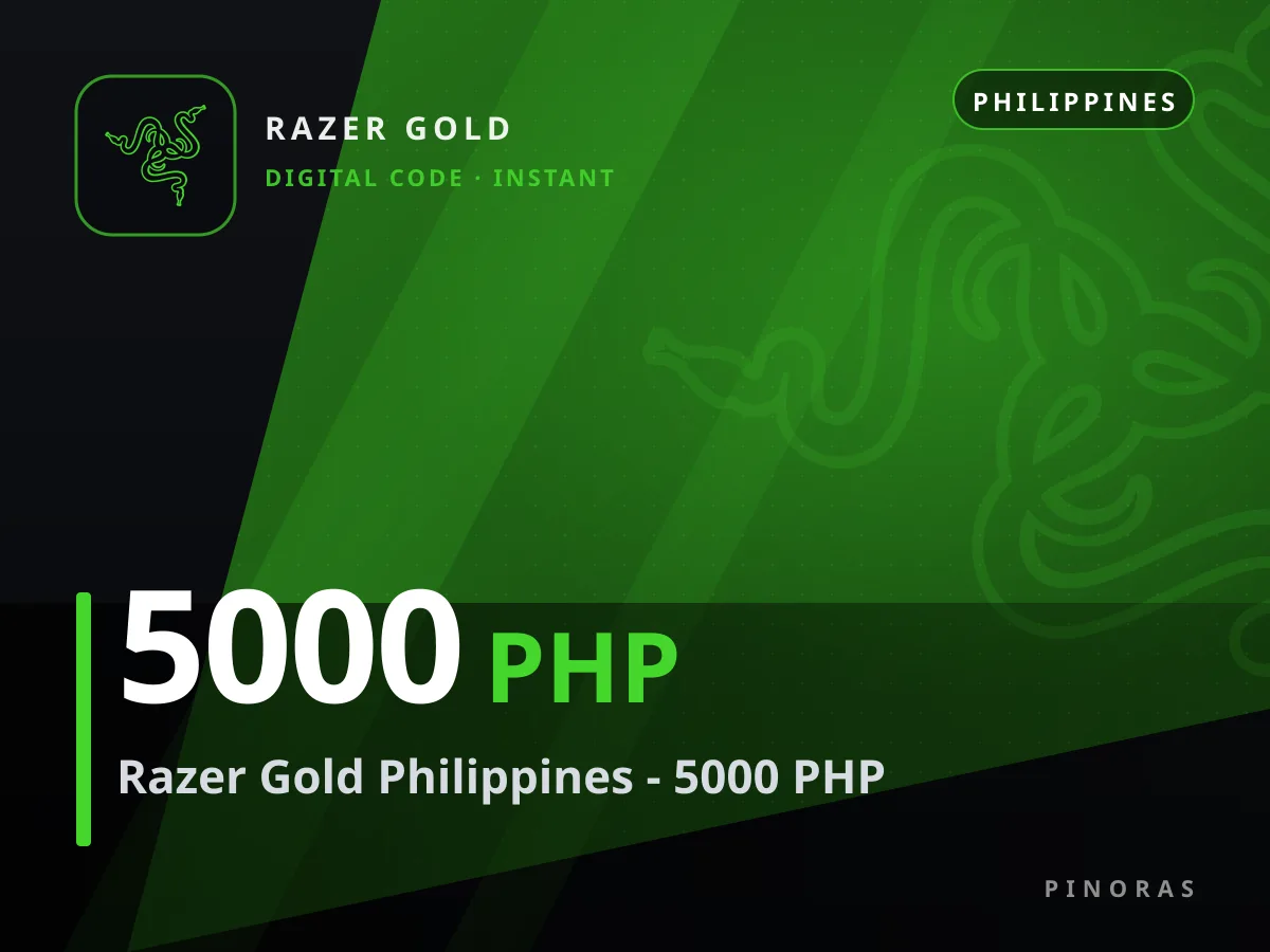 Razer Gold Philippines - 5000 PHP — Pinoras