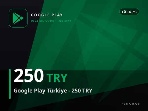 Google Play Türkiye - 250 TRY