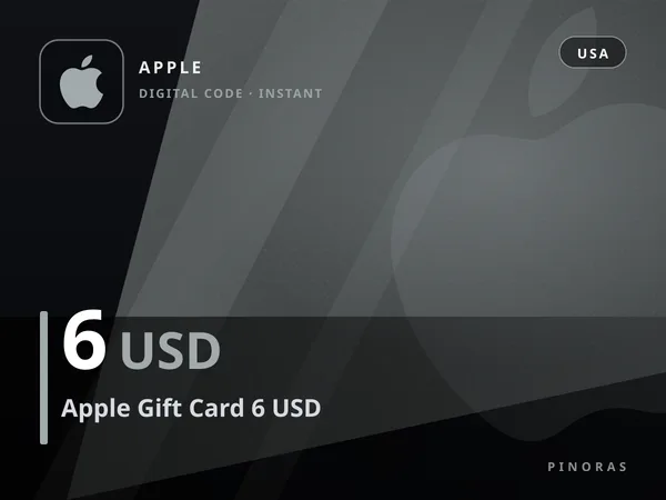 Apple Gift Card 6 USD