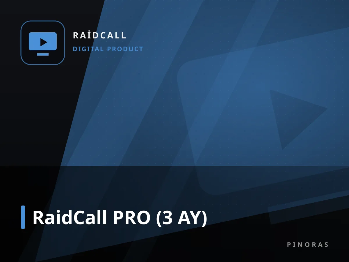 RaidCall PRO (3 AY) — Pinoras