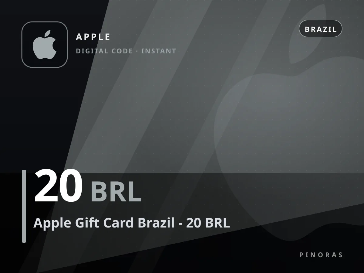 Apple Gift Card Brazil - 20 BRL — Pinoras
