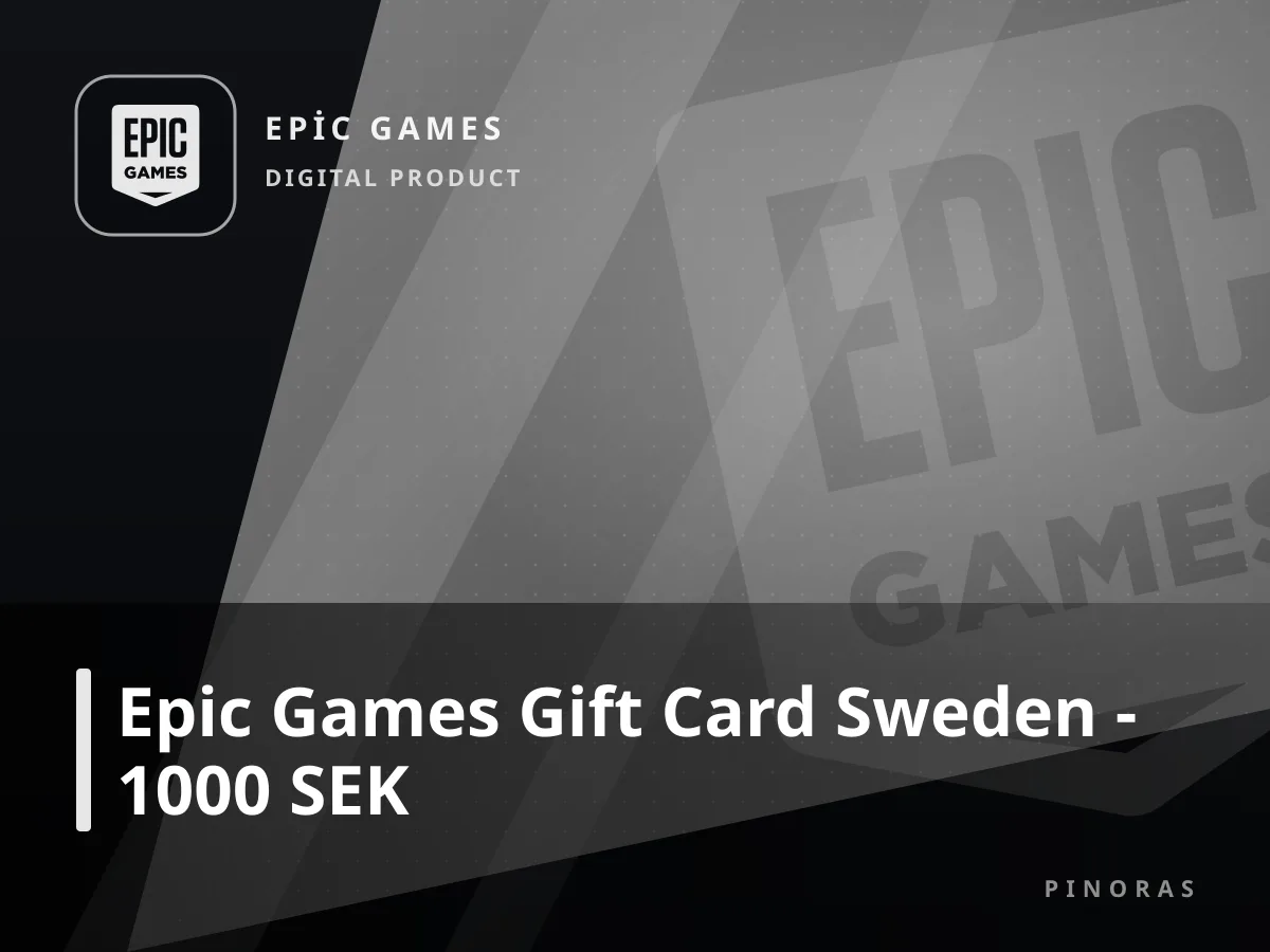 Epic Games Gift Card Sweden - 1000 SEK — Pinoras