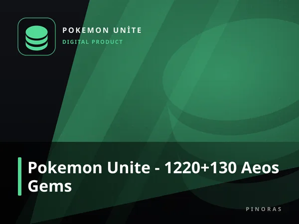 Pokemon Unite - 1220+130 Aeos Gems