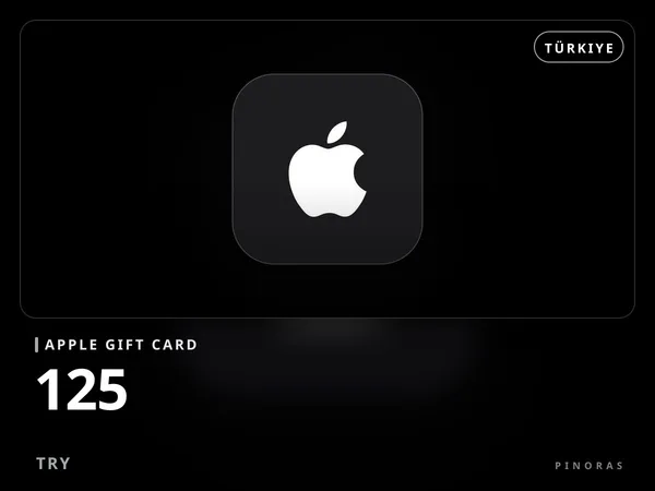 Apple Gift Card 125 TRY