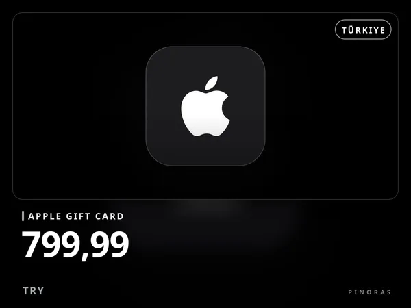 Apple Gift Card 799,99 TRY