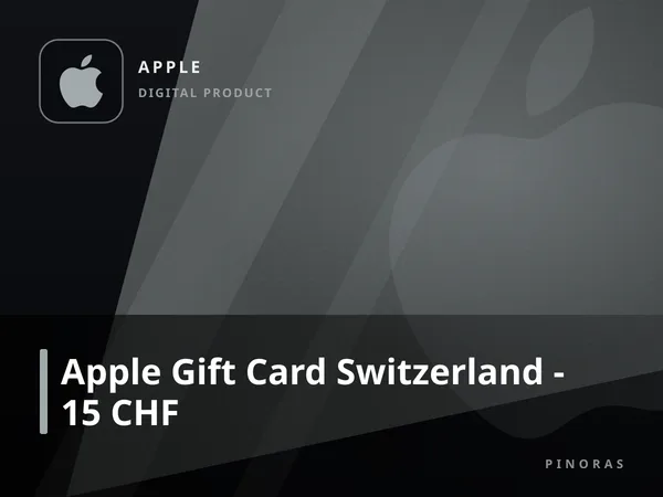 Apple Gift Card Switzerland - 15 CHF