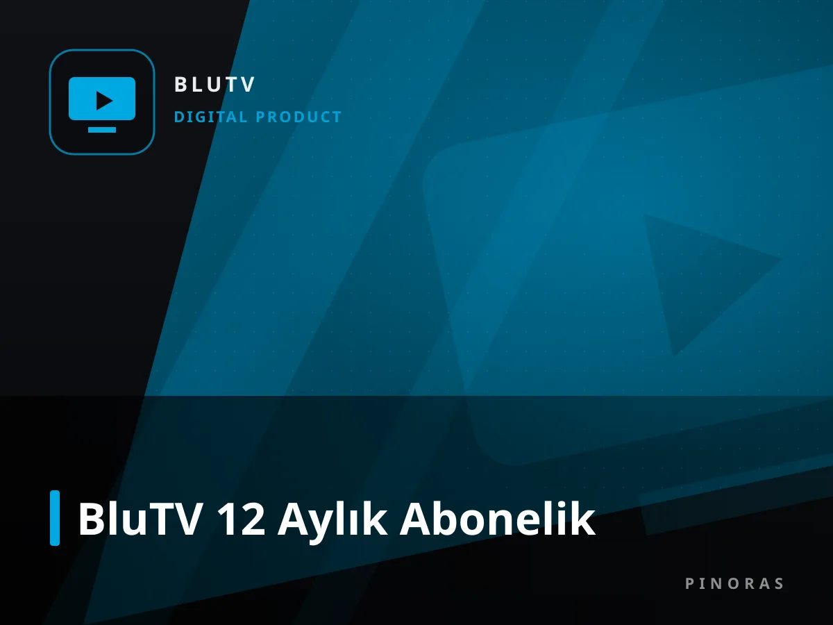 BluTV 12 Aylık Abonelik — Pinoras