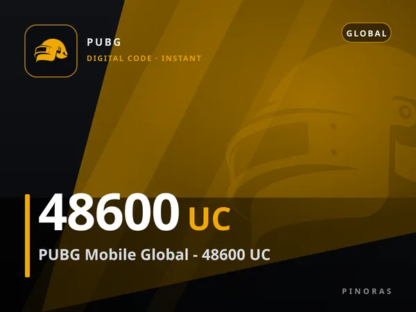 PUBG Mobile Global - 48600 UC