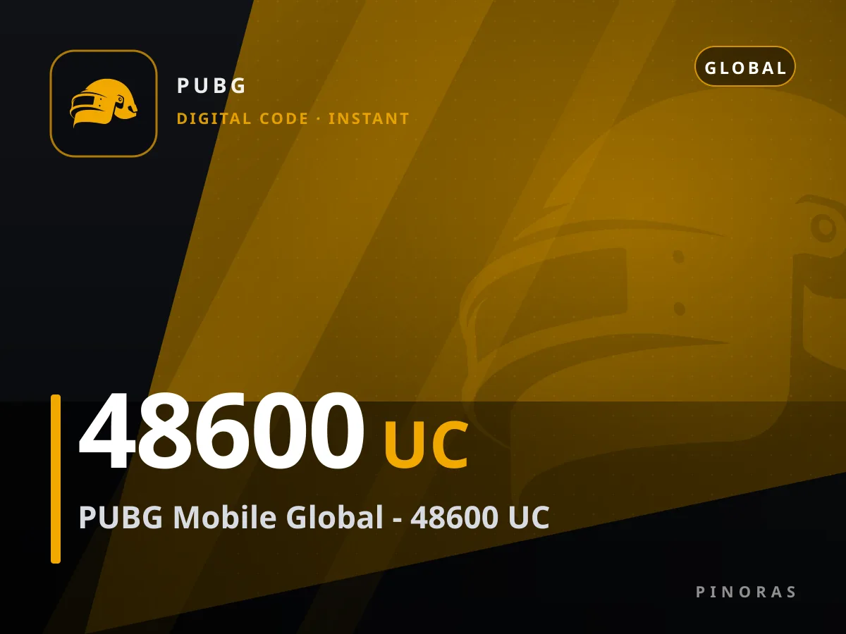 PUBG Mobile Global - 48600 UC — Pinoras