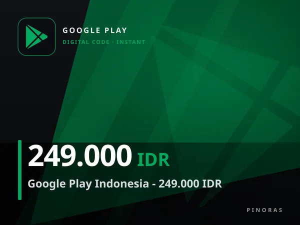 Google Play Indonesia - 249.000 IDR