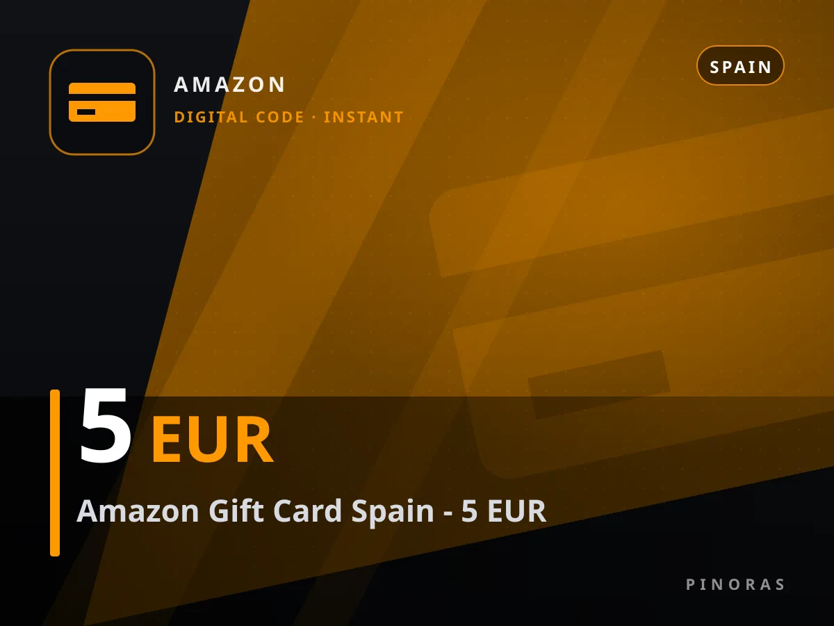 Amazon Gift Card Spain - 5 EUR — Pinoras